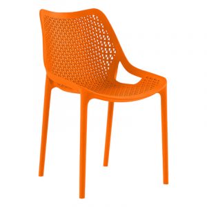 Ch Lib Oran 120 Chaise Exterieur Liberty Orange Design en Polypropyene