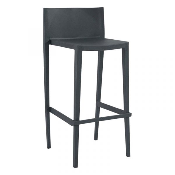 Tabouret FLORIA en polypropylène style moderne pour extérieur