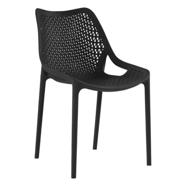 Chaise LIBERTY en polypropylène style design pour extérieur