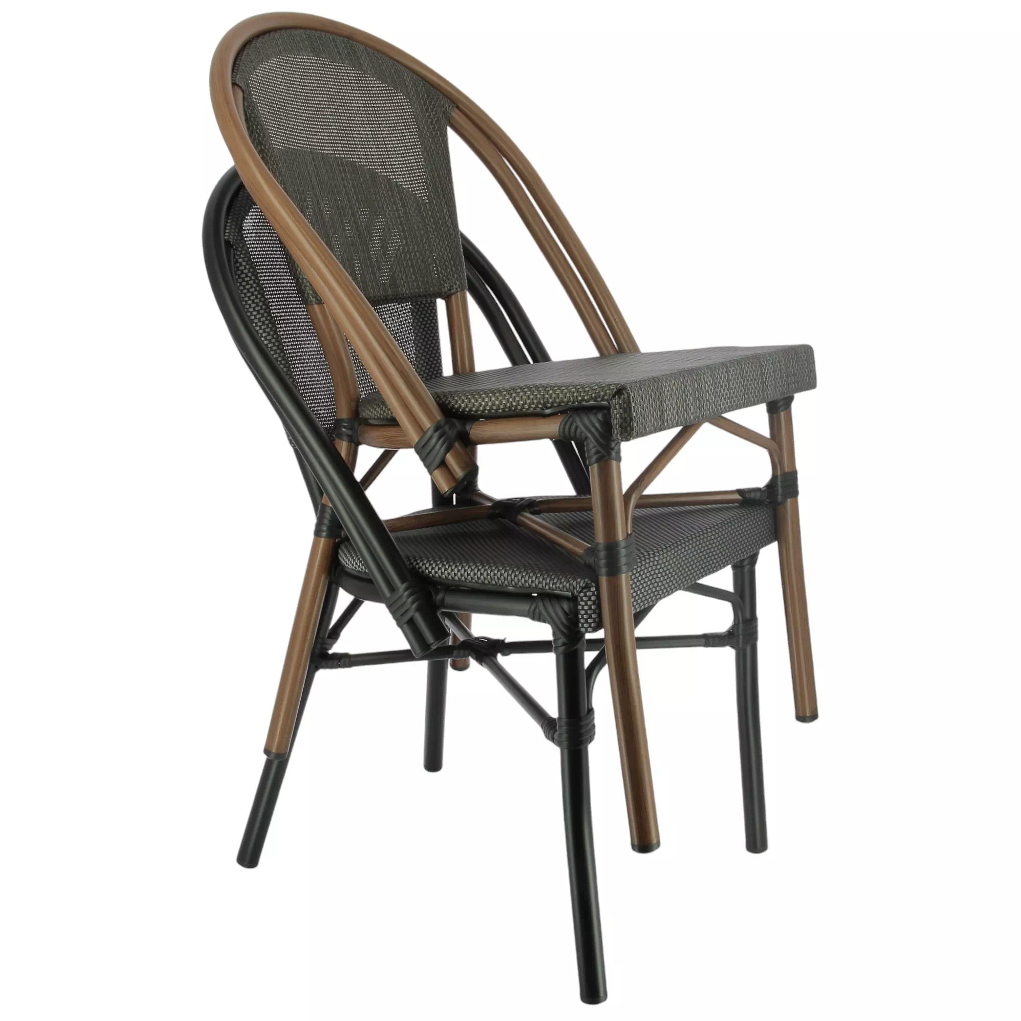 Chaise PARIS en textilene style bistrot pour extérieur