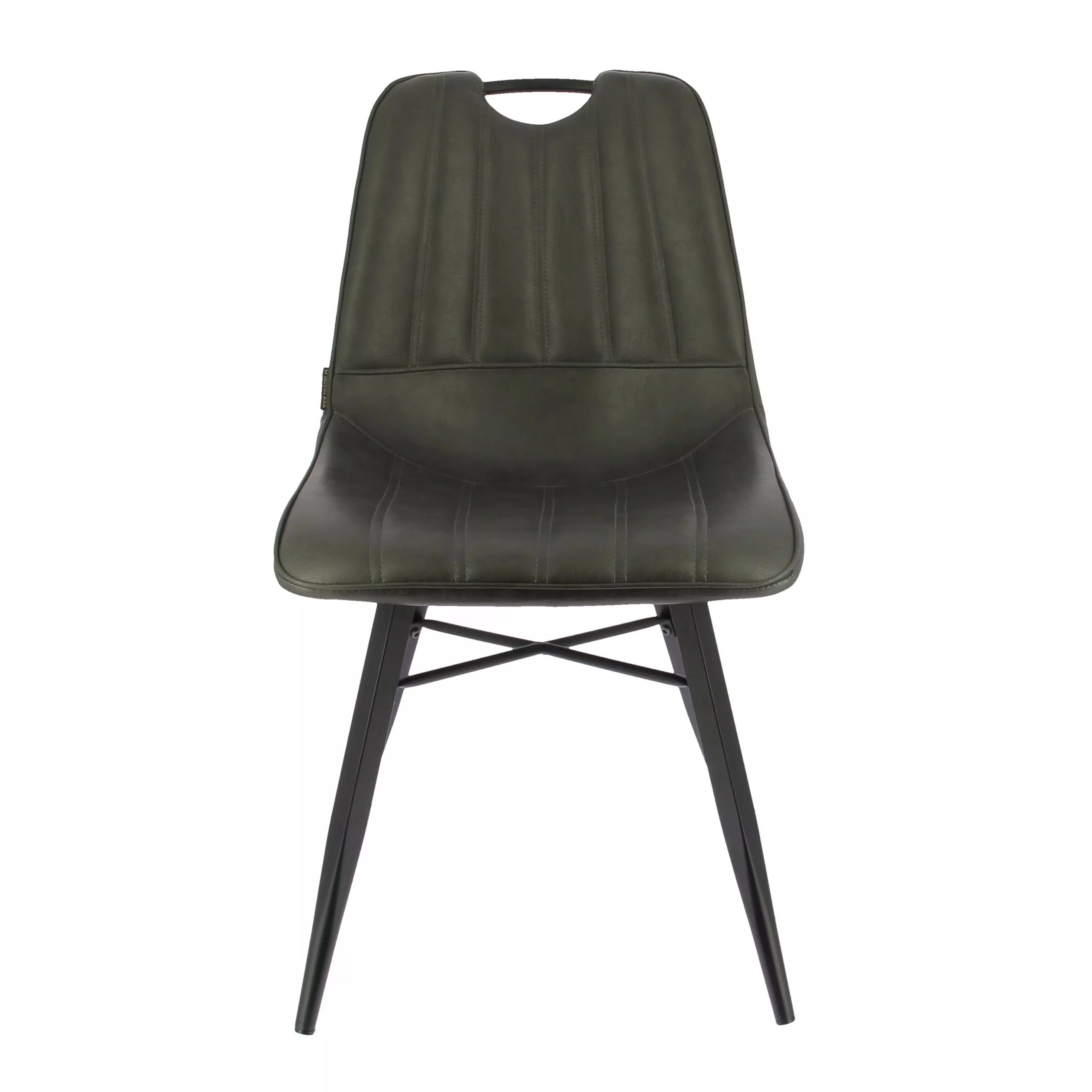 Chaise RENO en simili cuir style vintage pour intérieur
