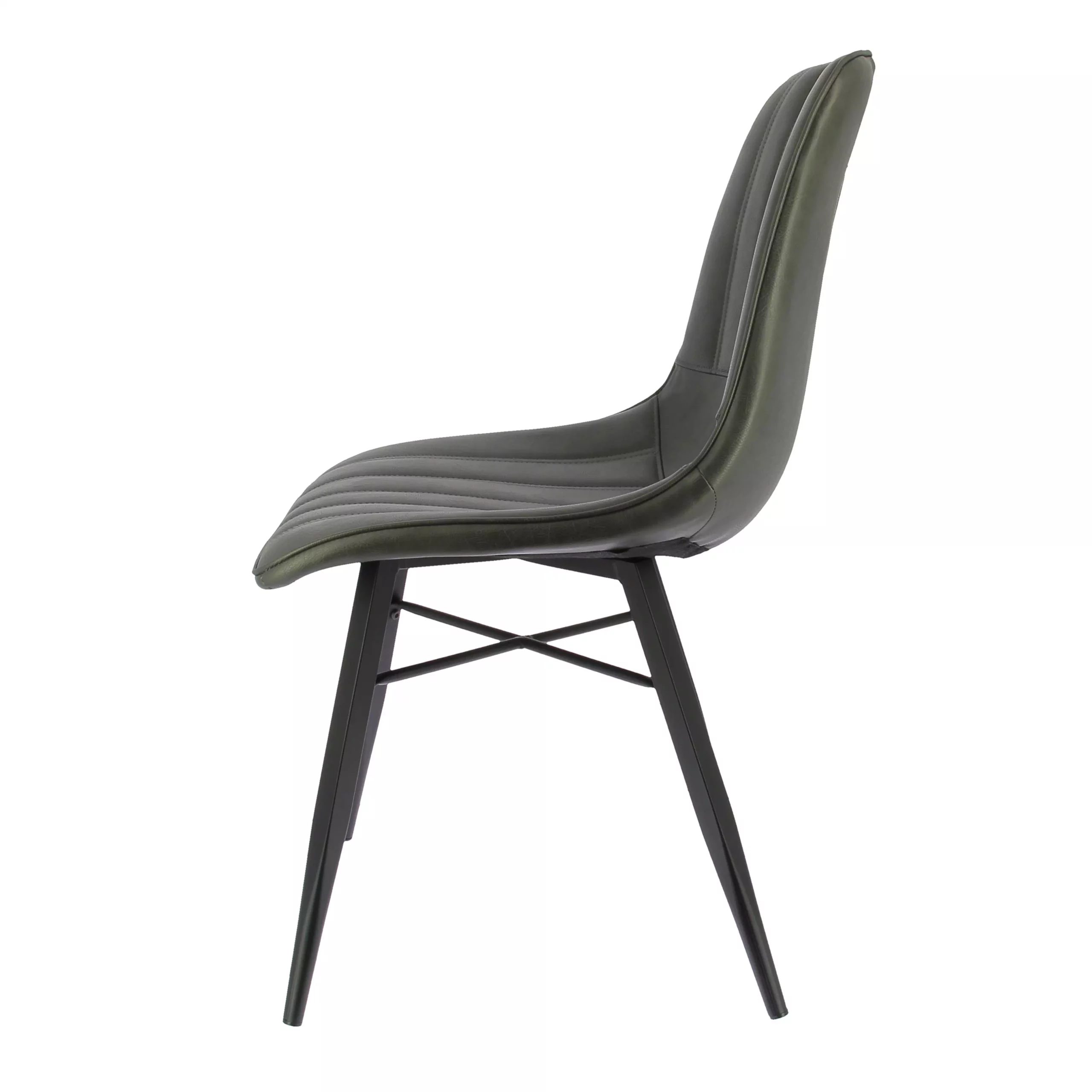 Chaise RENO en simili cuir style vintage pour intérieur