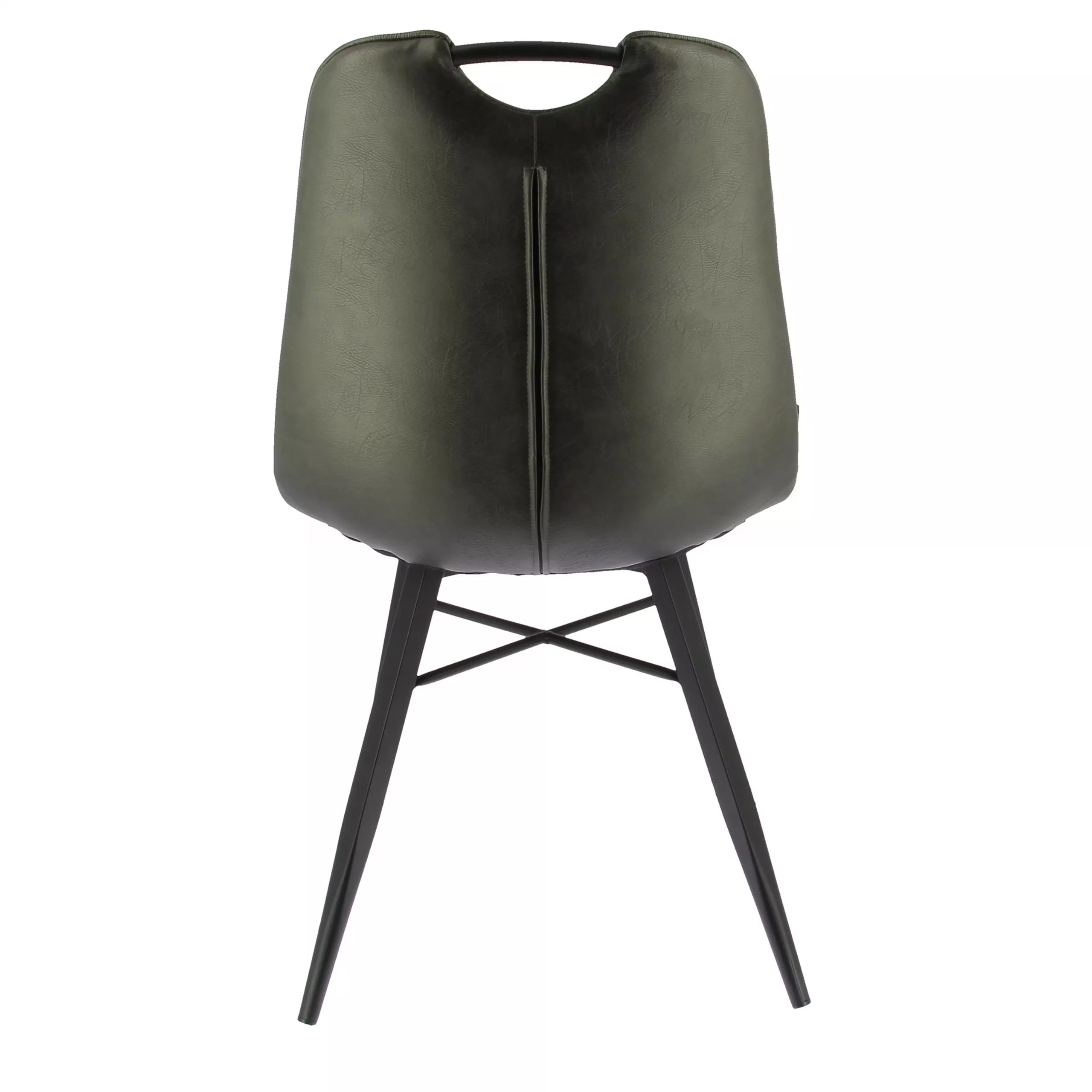 Chaise RENO en simili cuir style vintage pour intérieur