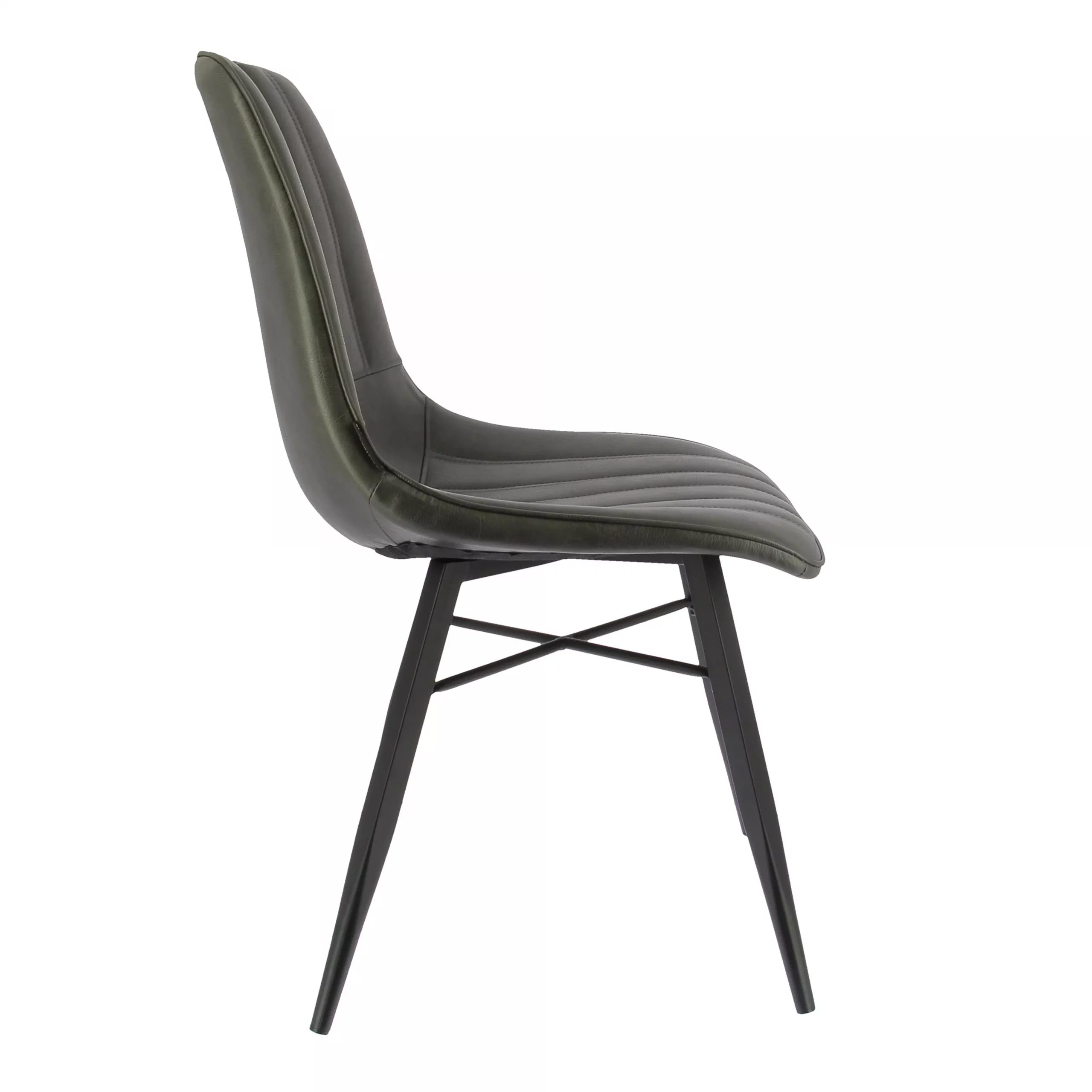 Chaise RENO en simili cuir style vintage pour intérieur