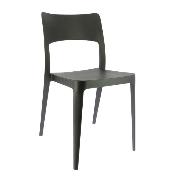 Chaise SUMMER en polypropylène style contemporain pour extérieur