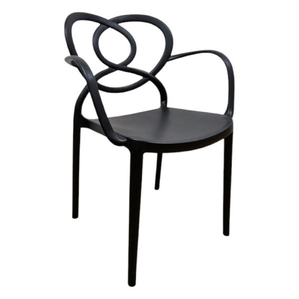 Fauteuil AMOR en polypropylène style contemporain pour extérieur