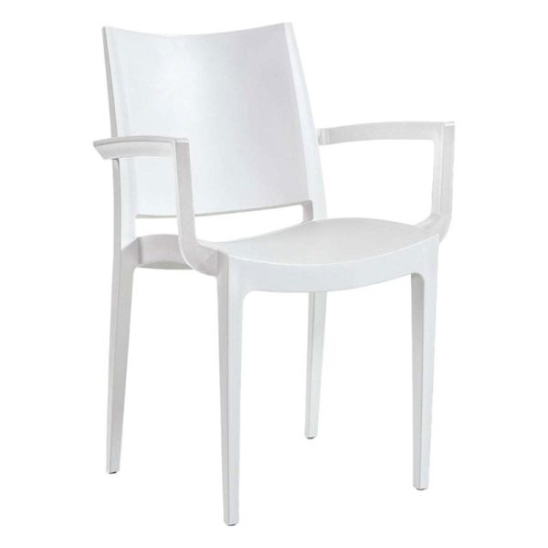 Fauteuil CAMELIA en polypropylène style contemporain pour extérieur