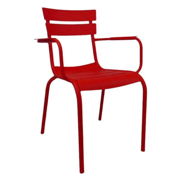 Fauteuil FREJUS en aluminium style vintage pour extérieur