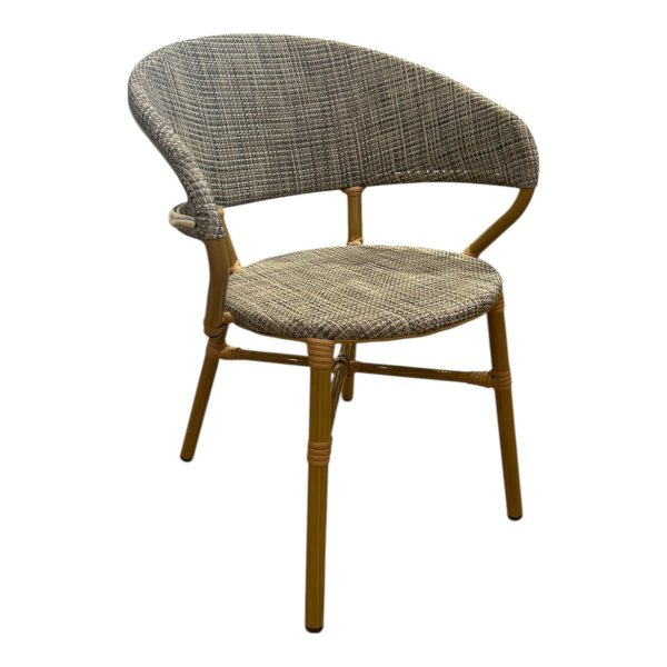 Fauteuil NAPOLEON en textilène style bistrot pour extérieur