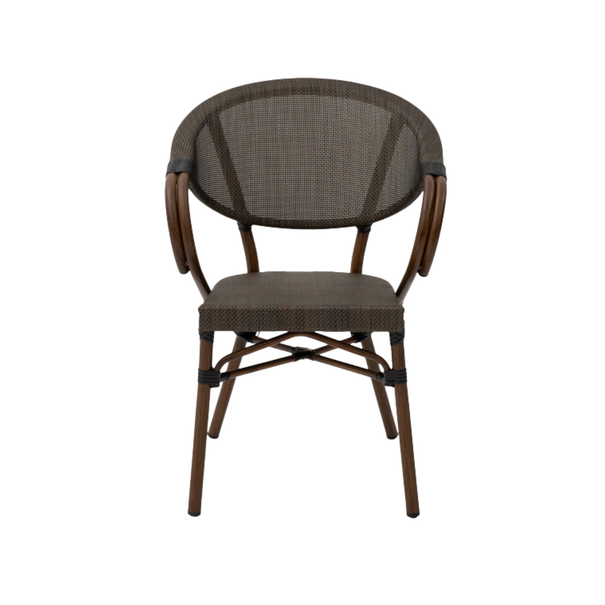 Fauteuil PARIS en textilène style bistrot pour extérieur