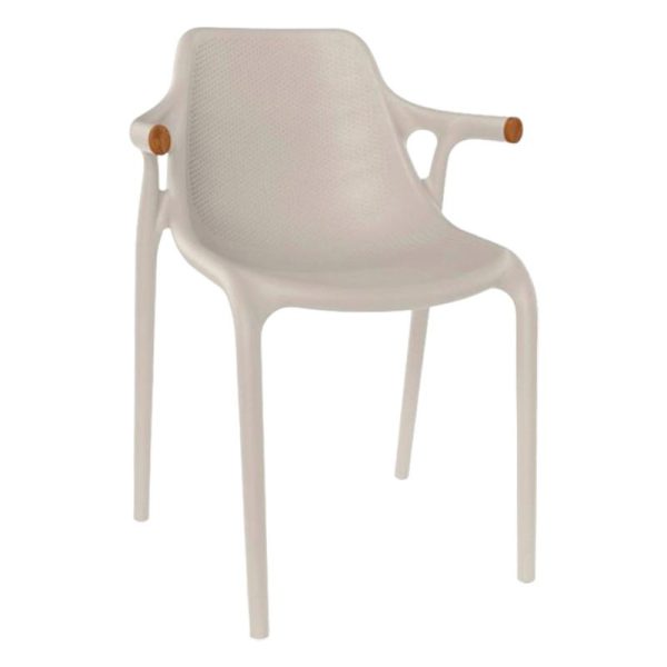 Fauteuil TORO en polypropylène style contemporain pour extérieur