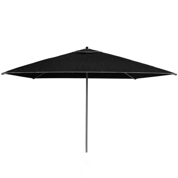 Parasol aluminium libeo noir moderne en fonte & aluminium