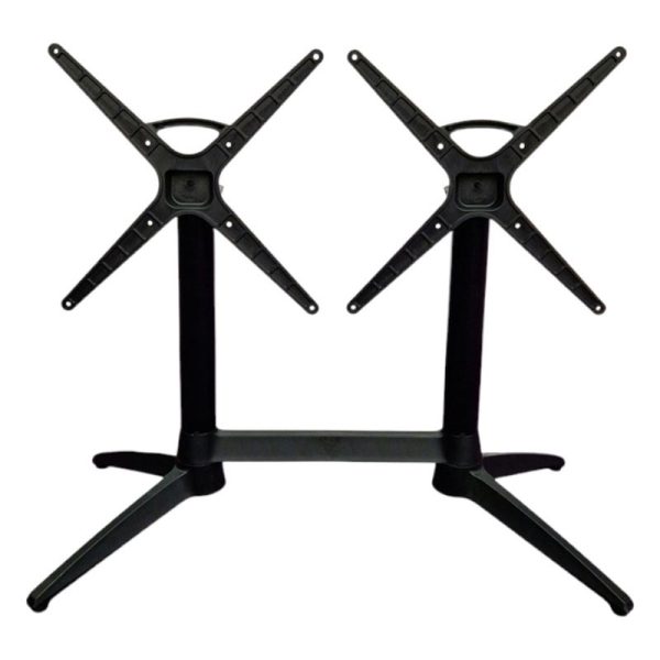 Pied GALAXIE double Pliable en aluminium et polypropylène pour extérieur