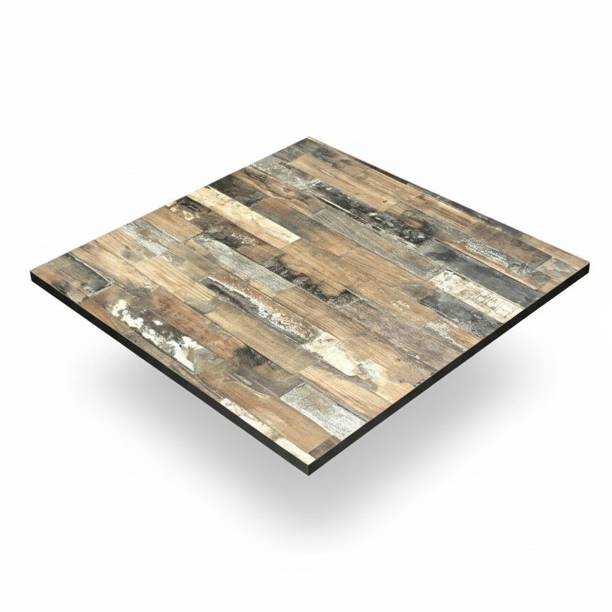 Table Pliable 69x69 cm plateau Compact modèle TABLE NEW CARRIBEAN COMPACT pied T-One