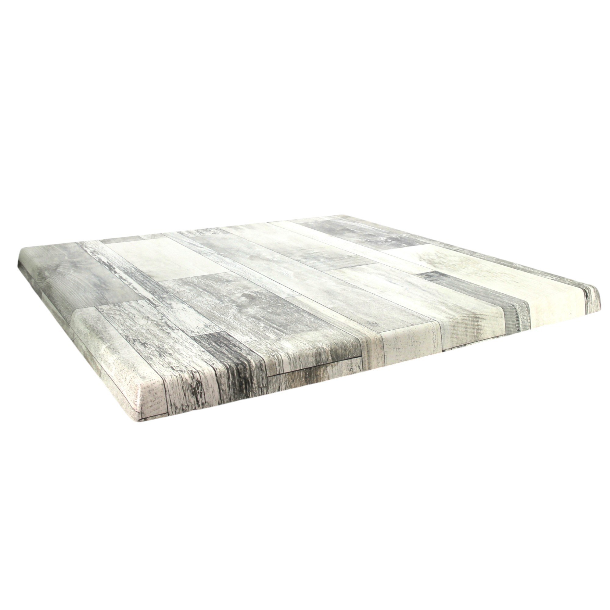 Table Pliable 70x70 cm plateau Stratifié moulé modèle TABLE WHITE DREAM MOULÉ pied T-One