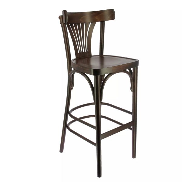 Tabouret BRISTOL en bois style bistrot pour intérieur