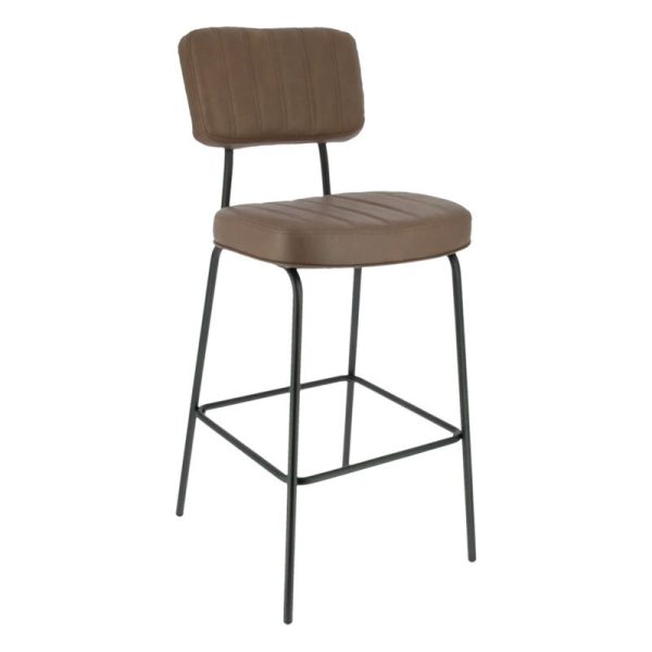 Tabouret MANHATTAN en simili cuir style design pour intérieur