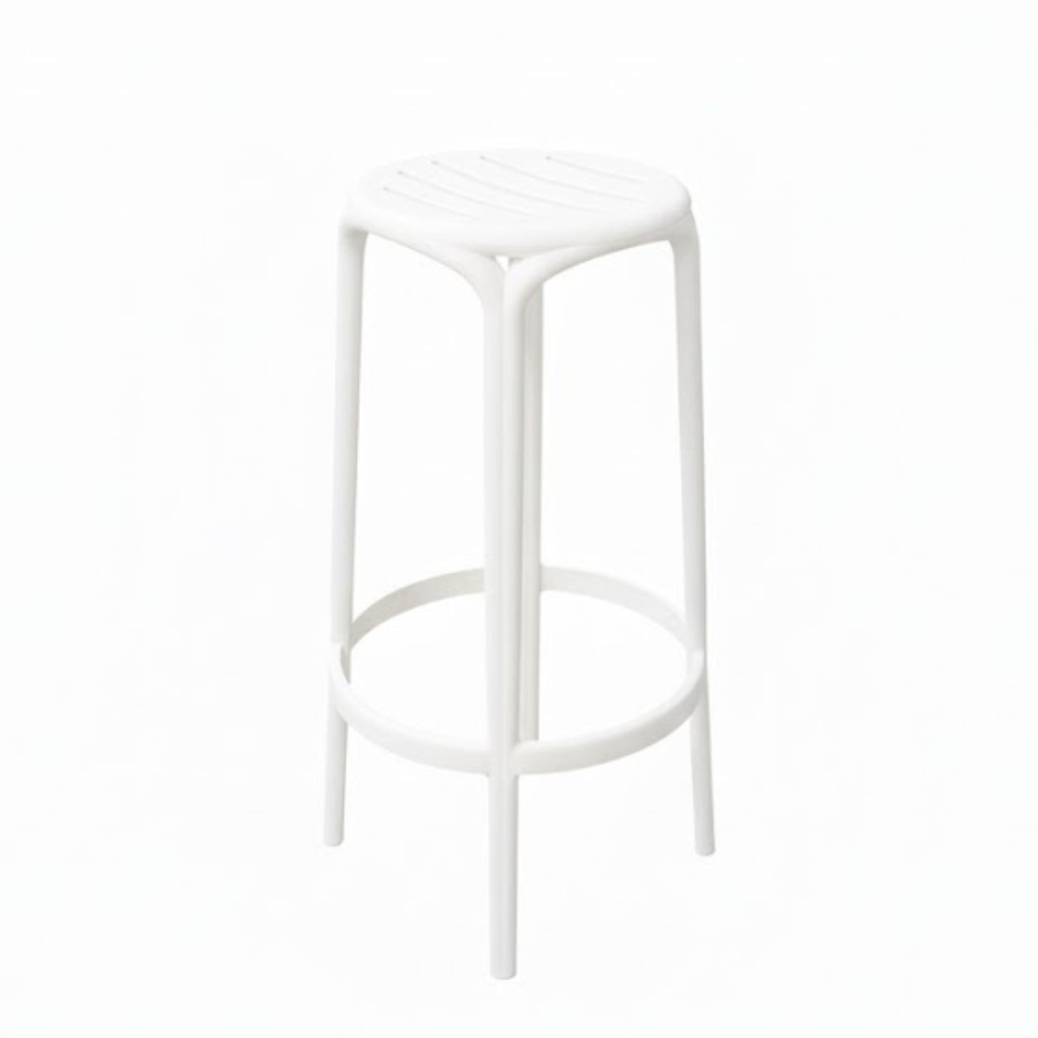 Tabouret WODIE en polypropylène style moderne pour extérieur