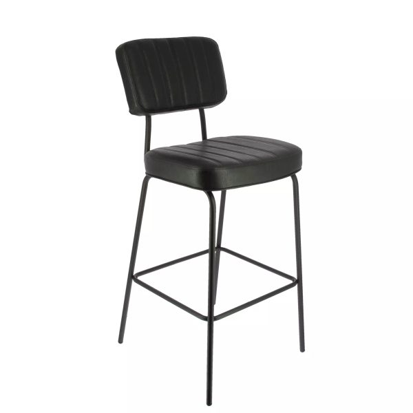Tabouret MANHATTAN en simili cuir style design pour intérieur