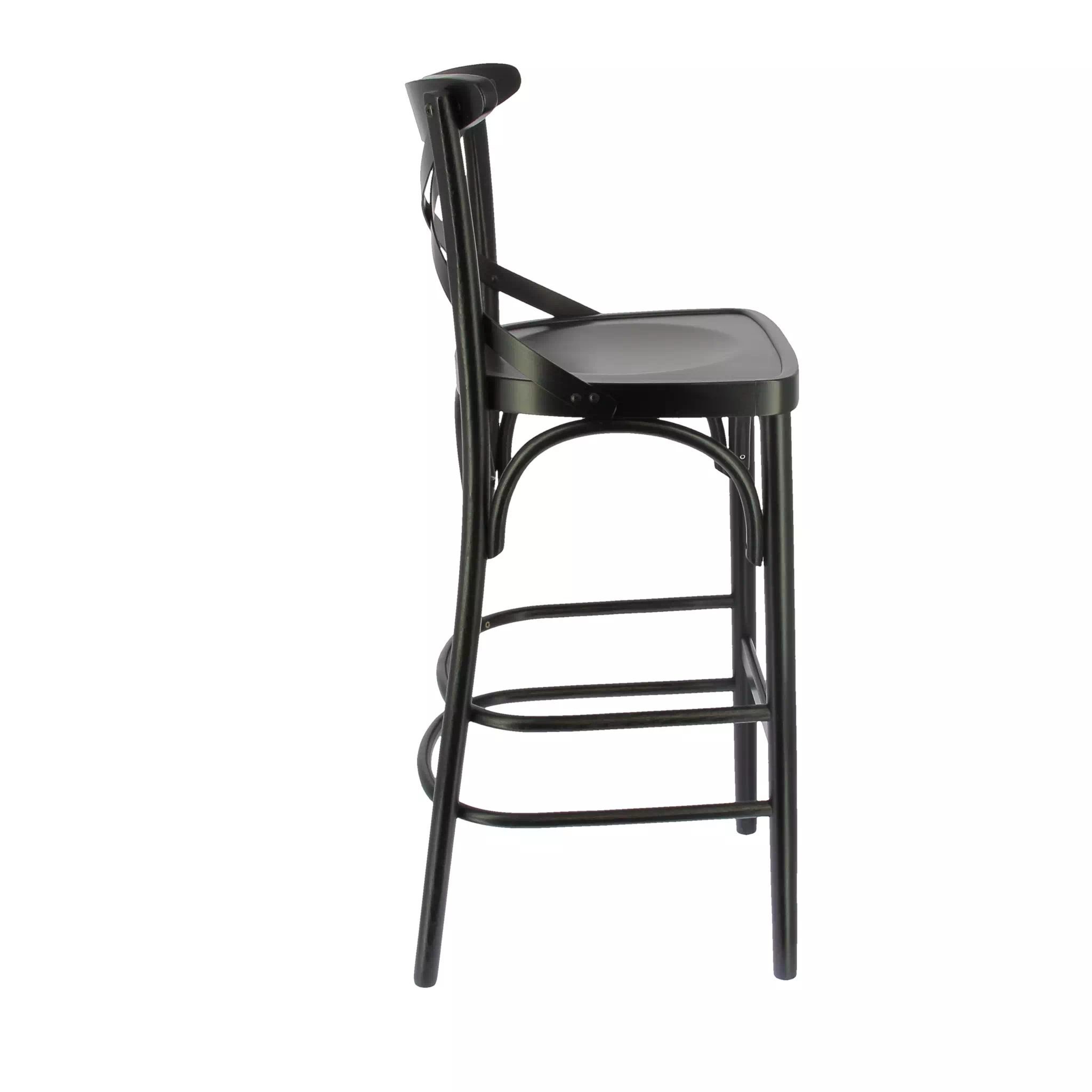 Tabouret CROSS YORK Vintage en bois style bistrot pour intérieur