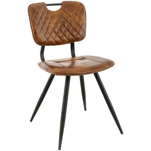 Lot de Chaise KAREL Marron x8