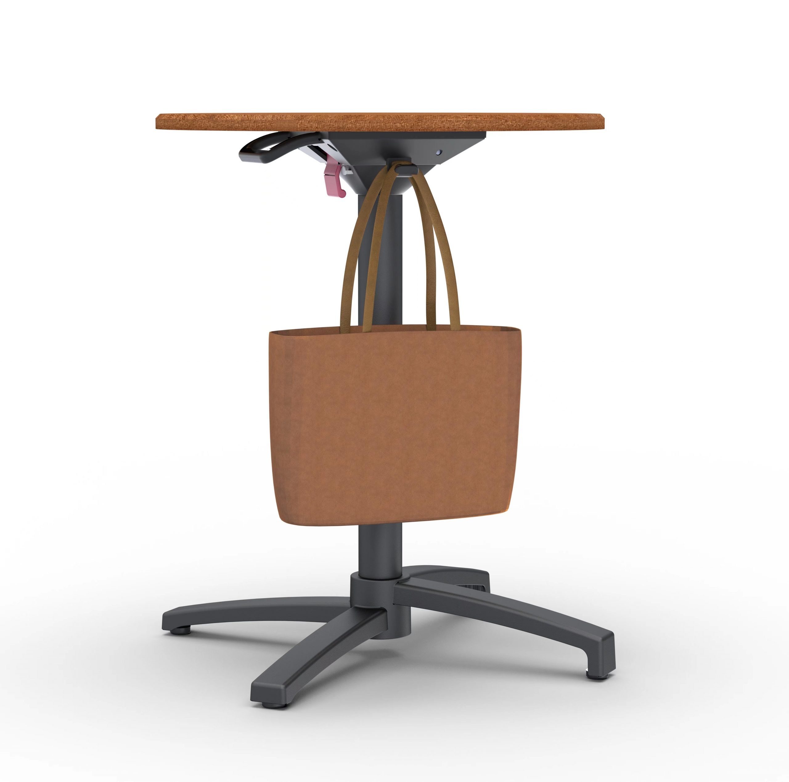 Pied T-ONE mange debout en aluminium pour extérieur