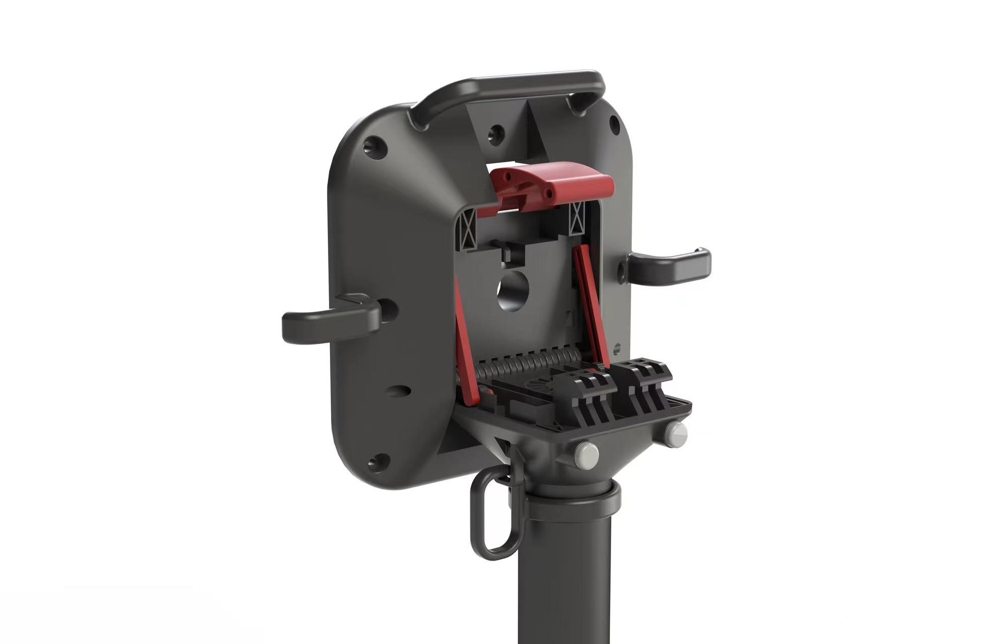 Pied T-ONE mange debout en aluminium pour extérieur
