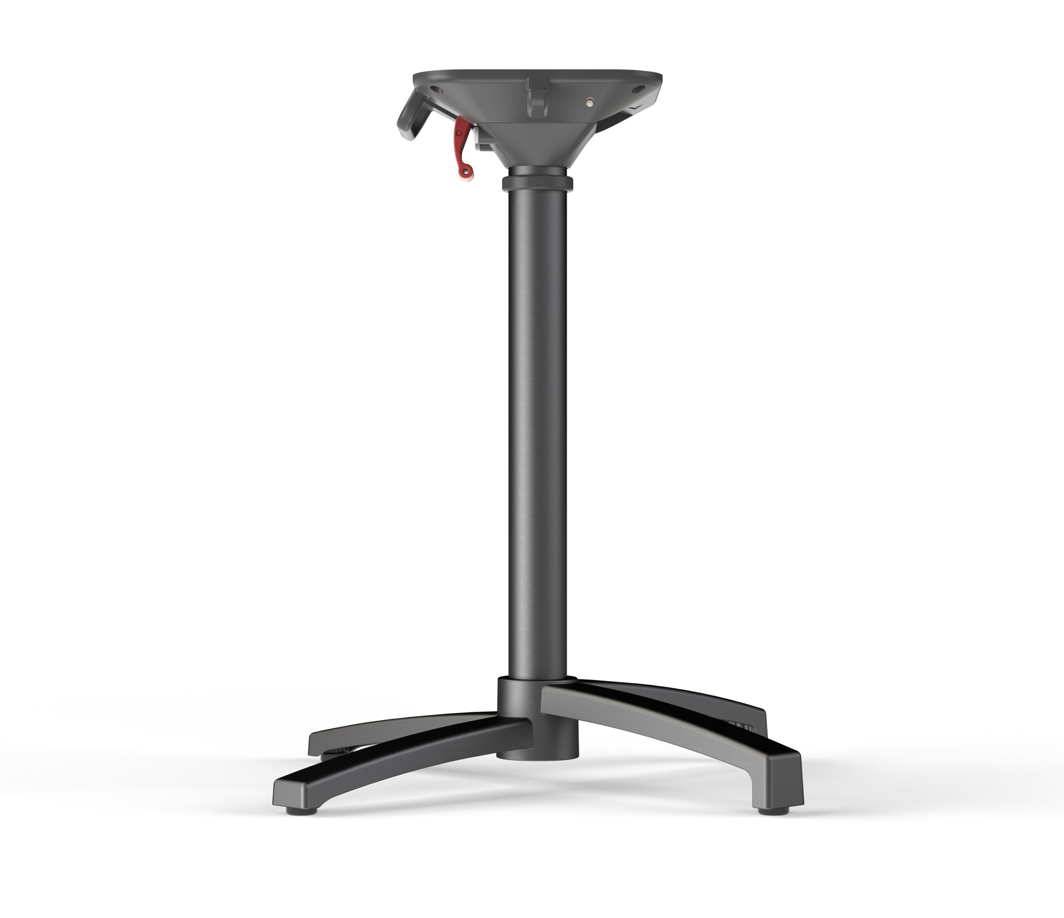 Pied T-ONE mange debout en aluminium pour extérieur