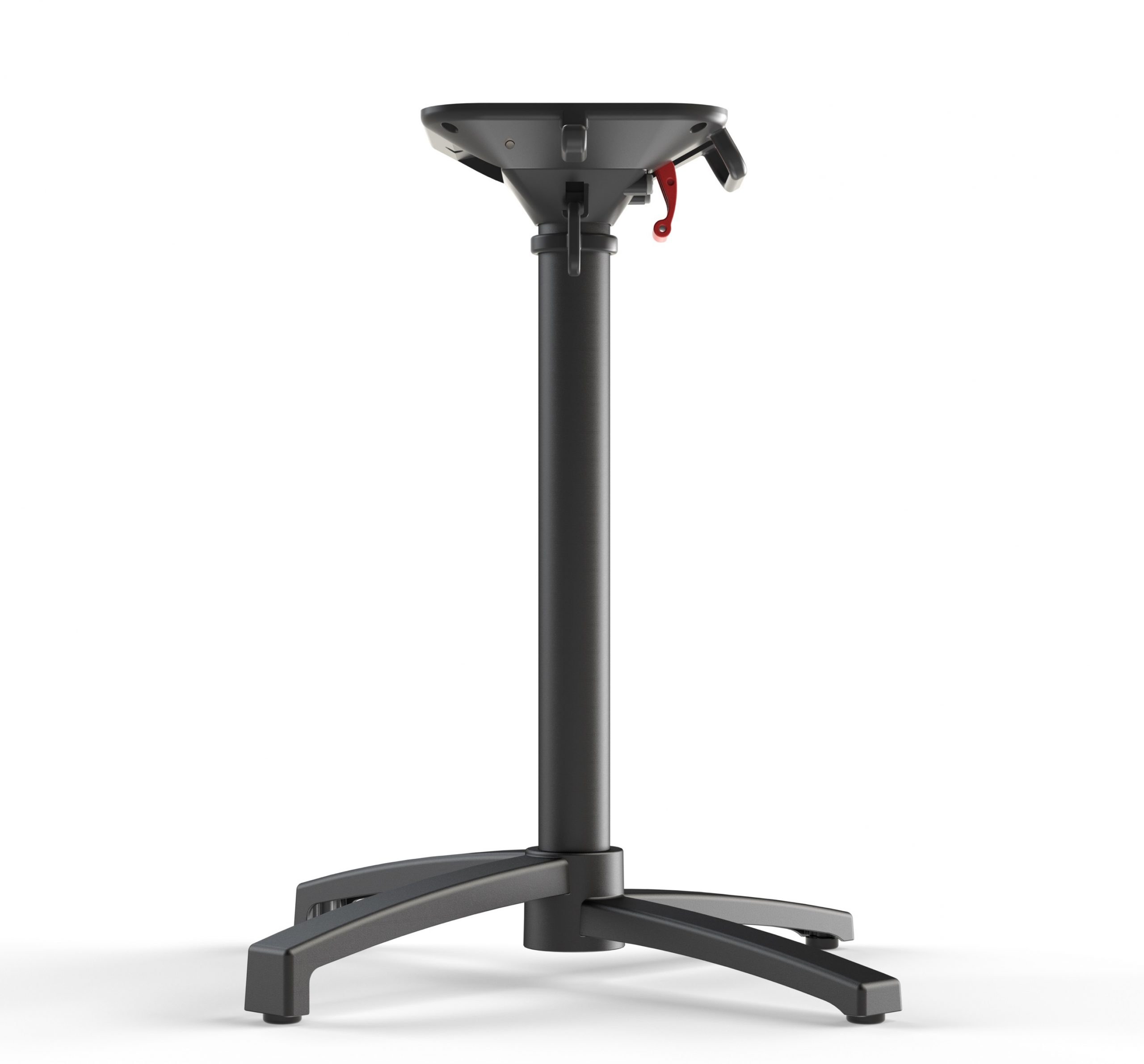 Pied T-ONE mange debout en aluminium pour extérieur