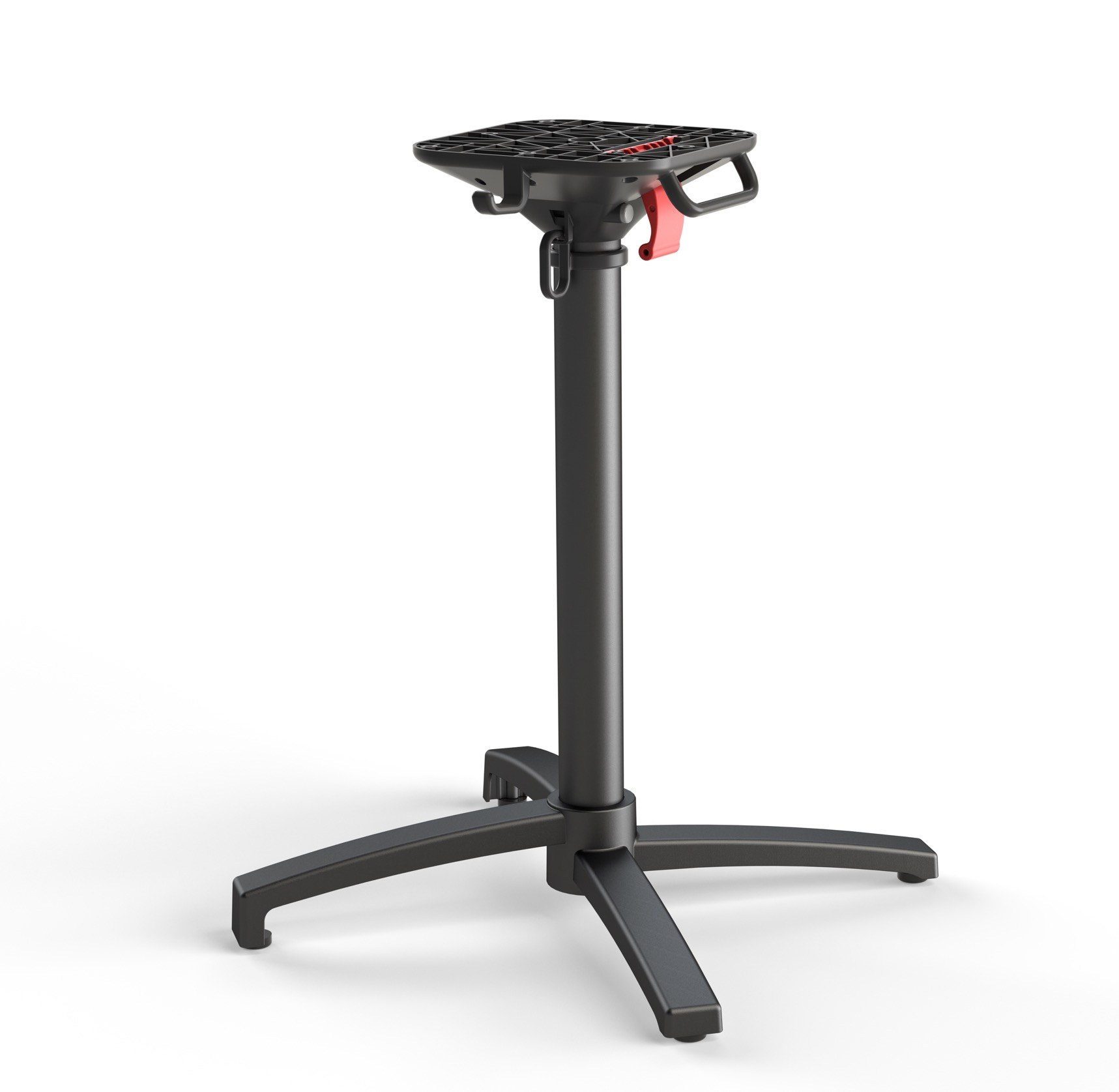 Pied T-ONE mange debout en aluminium pour extérieur