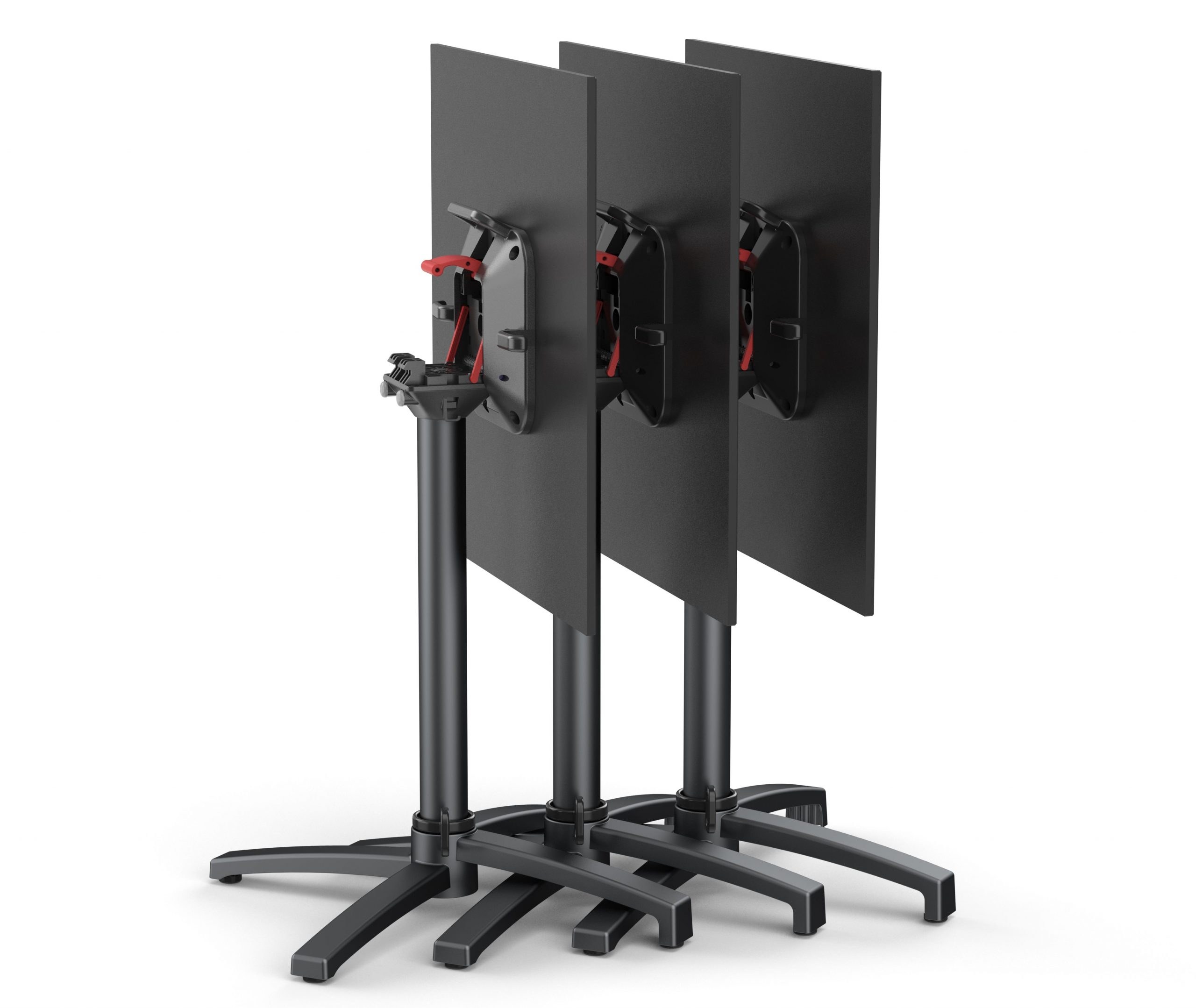 Pied T-ONE mange debout en aluminium pour extérieur