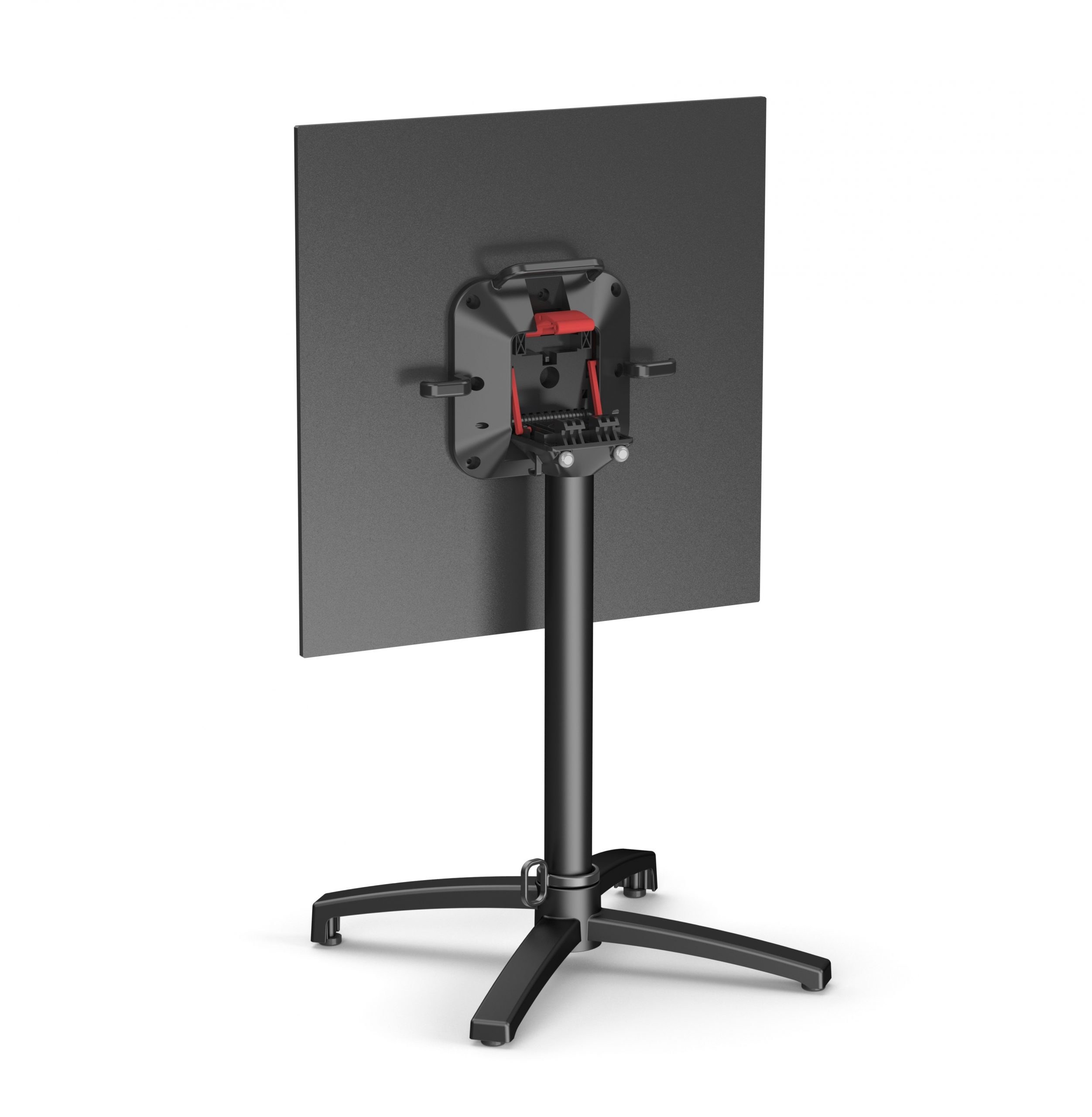 Pied T-ONE mange debout en aluminium pour extérieur