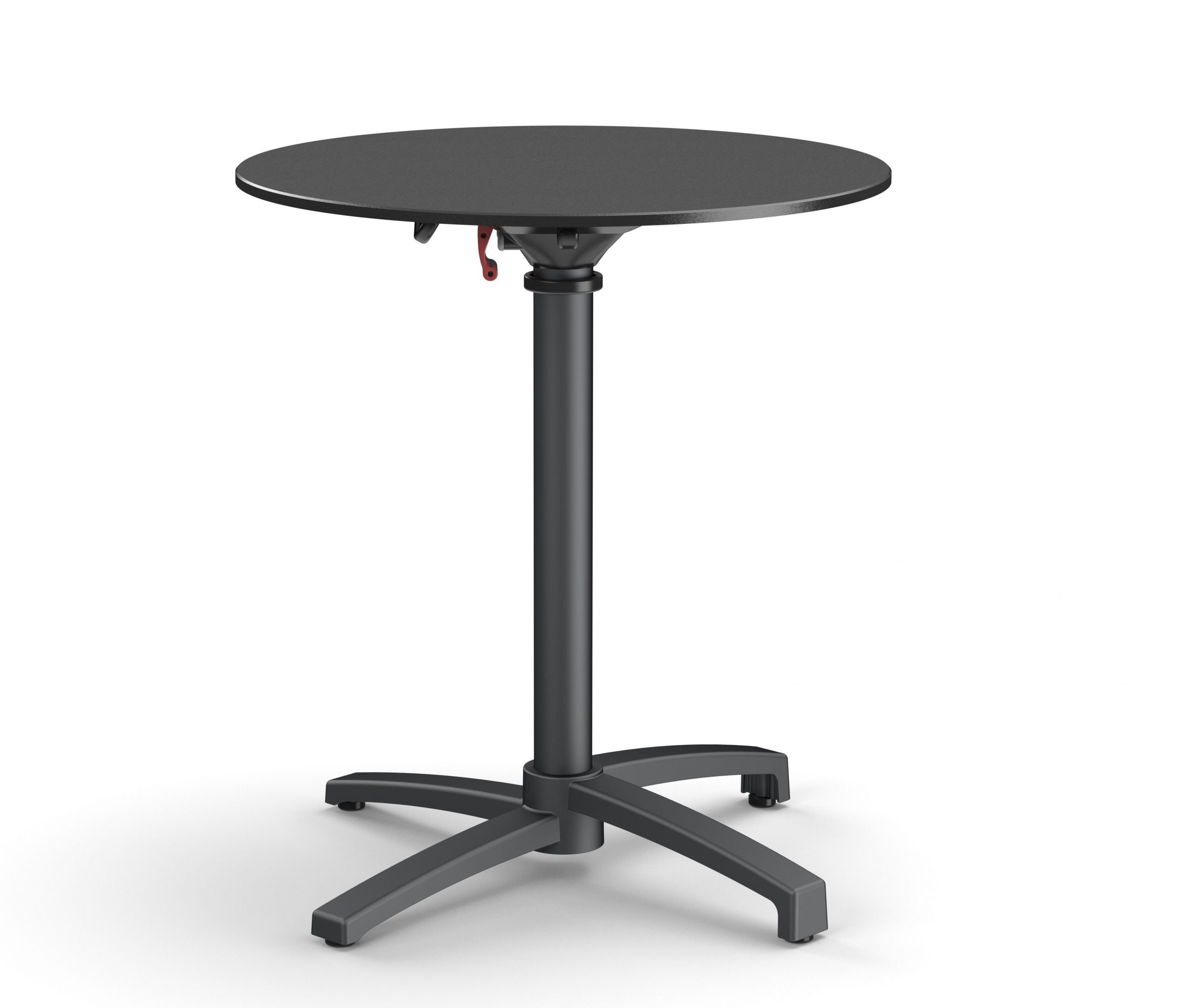 Pied T-ONE mange debout en aluminium pour extérieur
