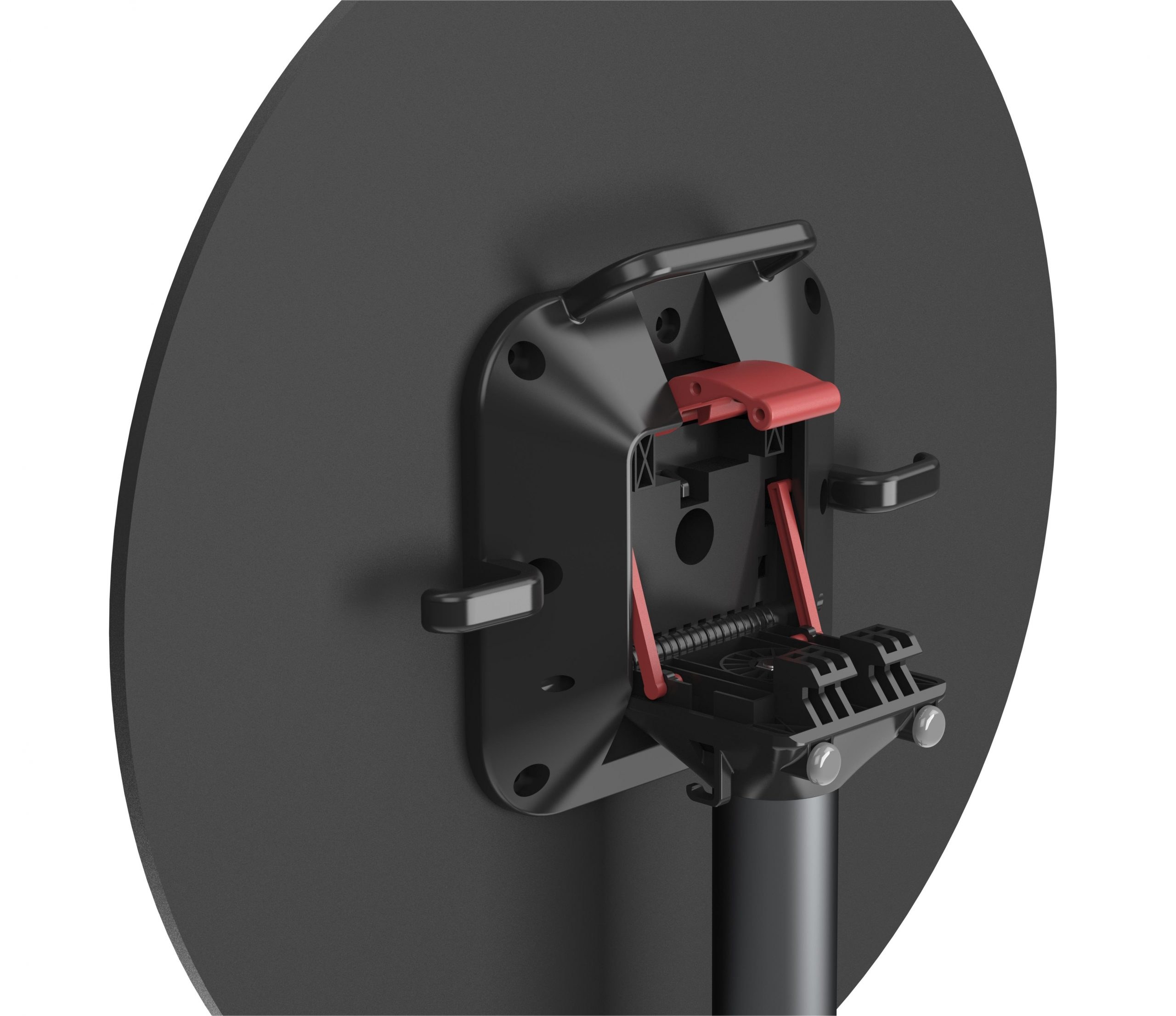 Pied T-ONE mange debout en aluminium pour extérieur