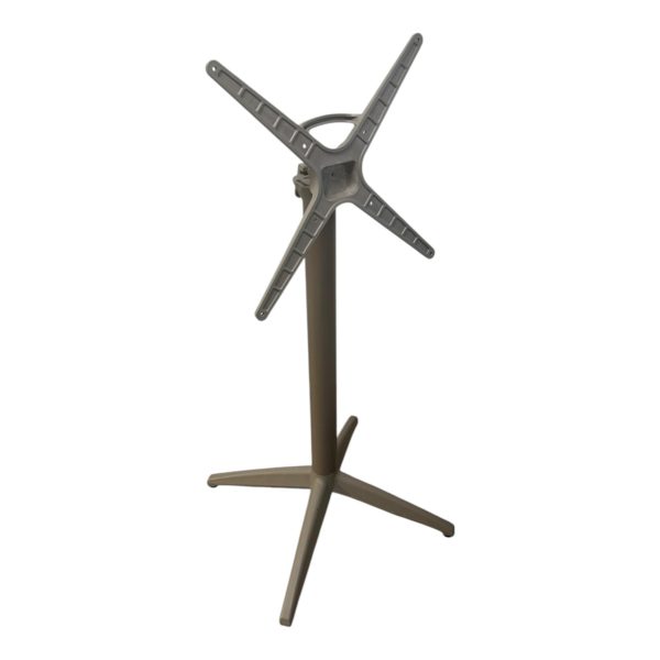 Pied mange debout ELYPSON taupe pliable en aluminium et polypropylène