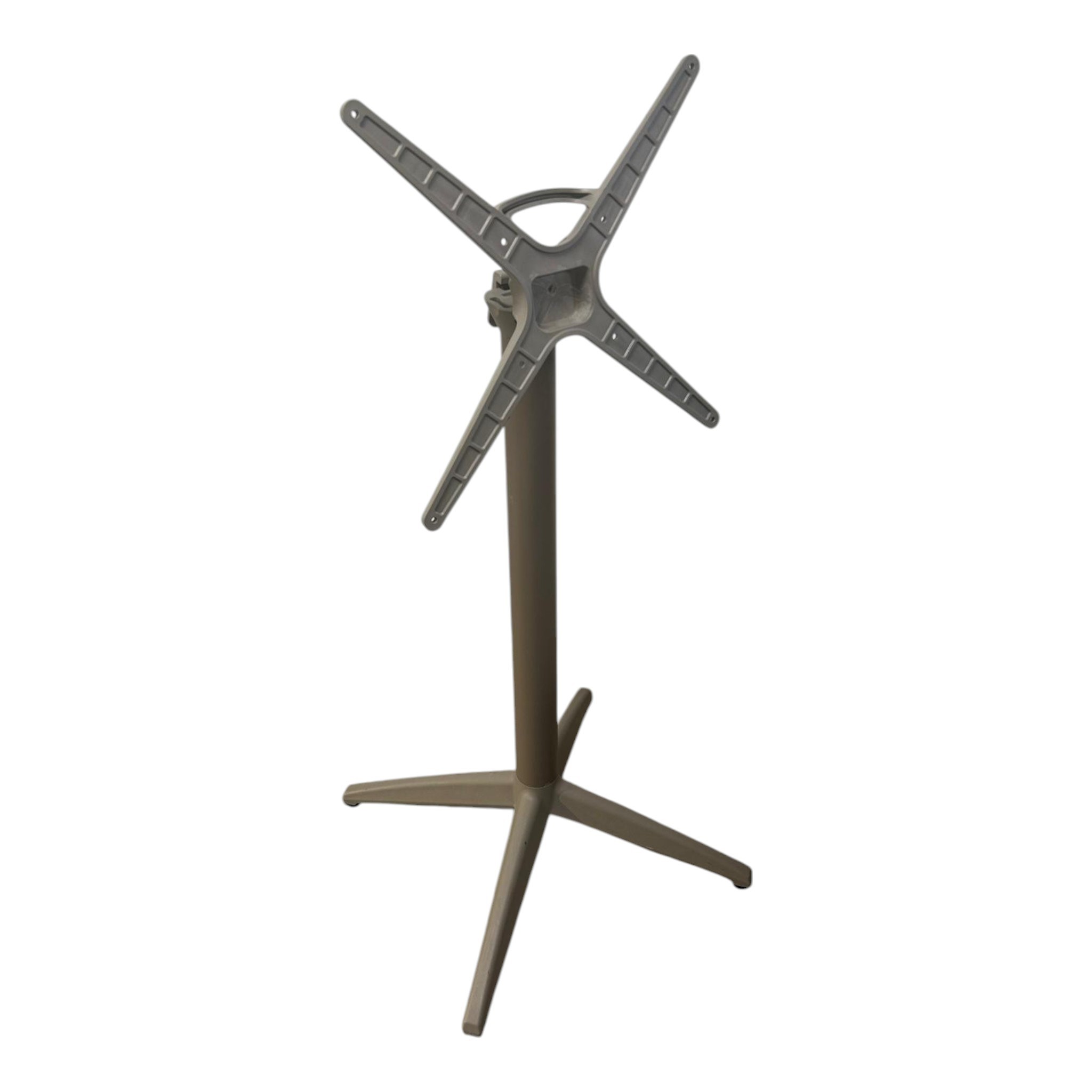Pied mange debout ELYPSON taupe pliable en aluminium et polypropylène