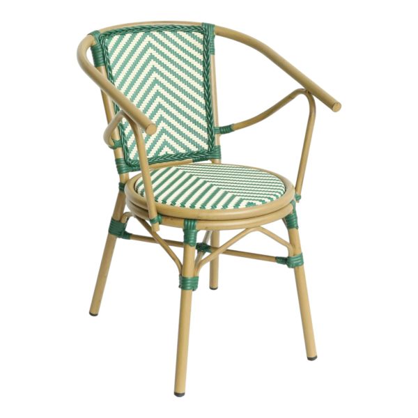 Fauteuil de terrasse ALIZEE en Aluminium et Textilène