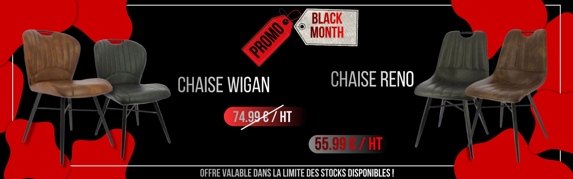 promo chaise black friday