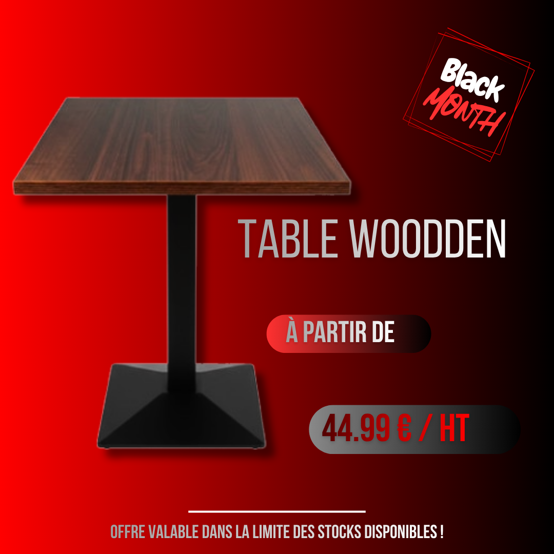 TABLE WOODDEN 5