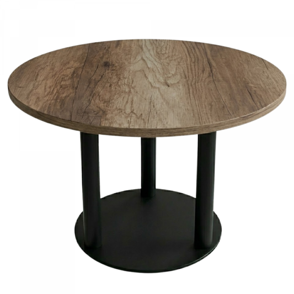 Table de restaurant intérieur HALIFAX DIAMÈTRE 110 cm avec le pied JASON