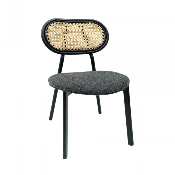 Chaise ZOA en Tissu Rotin synthétique style design pour intérieur et extérieur