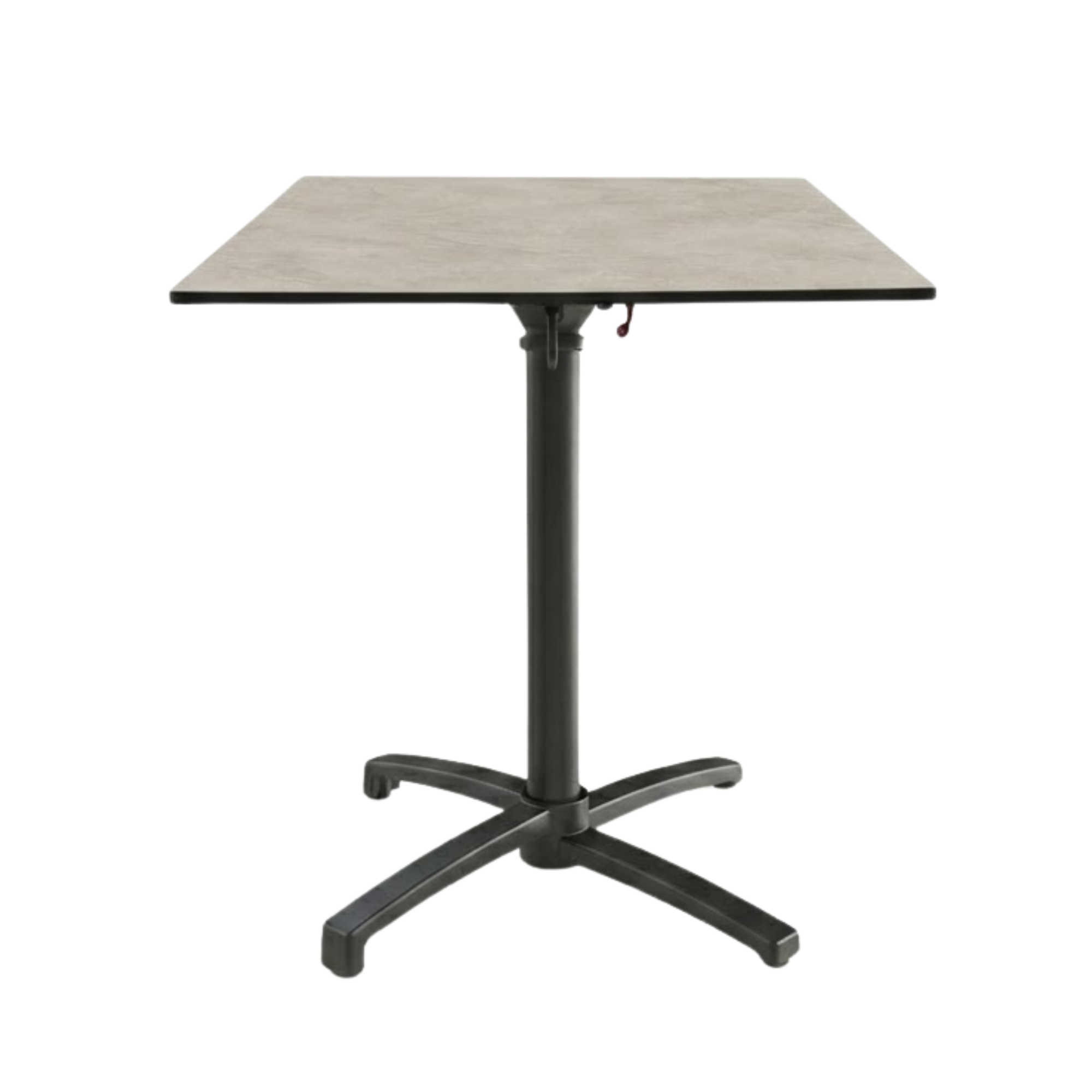 Table Pliable 59x59 cm plateau Compact modèle TABLE TERRA COMPACT pied T-One