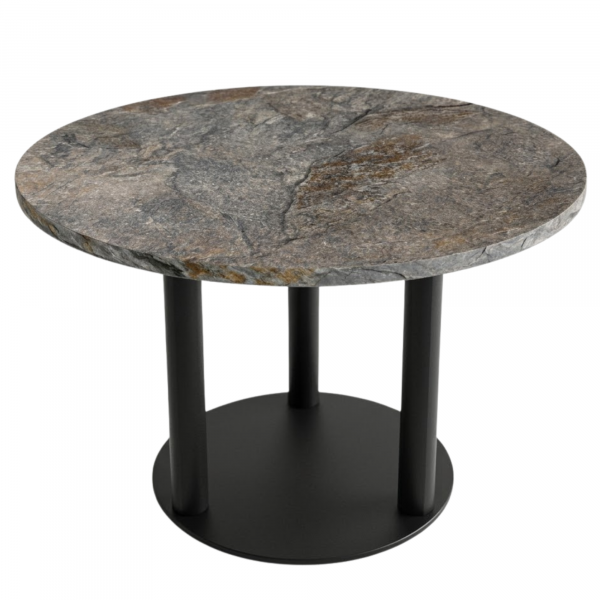 Table de restaurant intérieur GALENE DIAMÈTRE 110 cm avec le pied JASON