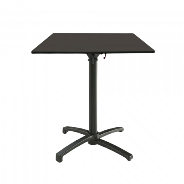 Table Pliable 69x69 cm plateau Compact modèle TABLE NEBRA COMPACT pied T-One