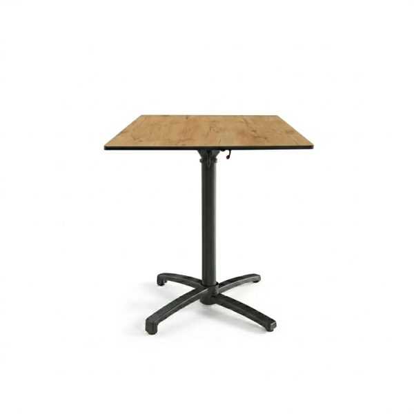 Table Pliable 59x59cm plateau Compact modèle TABLE RACINE COMPACT pied T-One