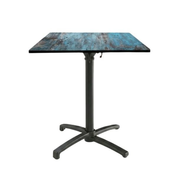 Table Pliable 59x59 cm plateau Compact modèle TABLE ASTER COMPACT pied T-One