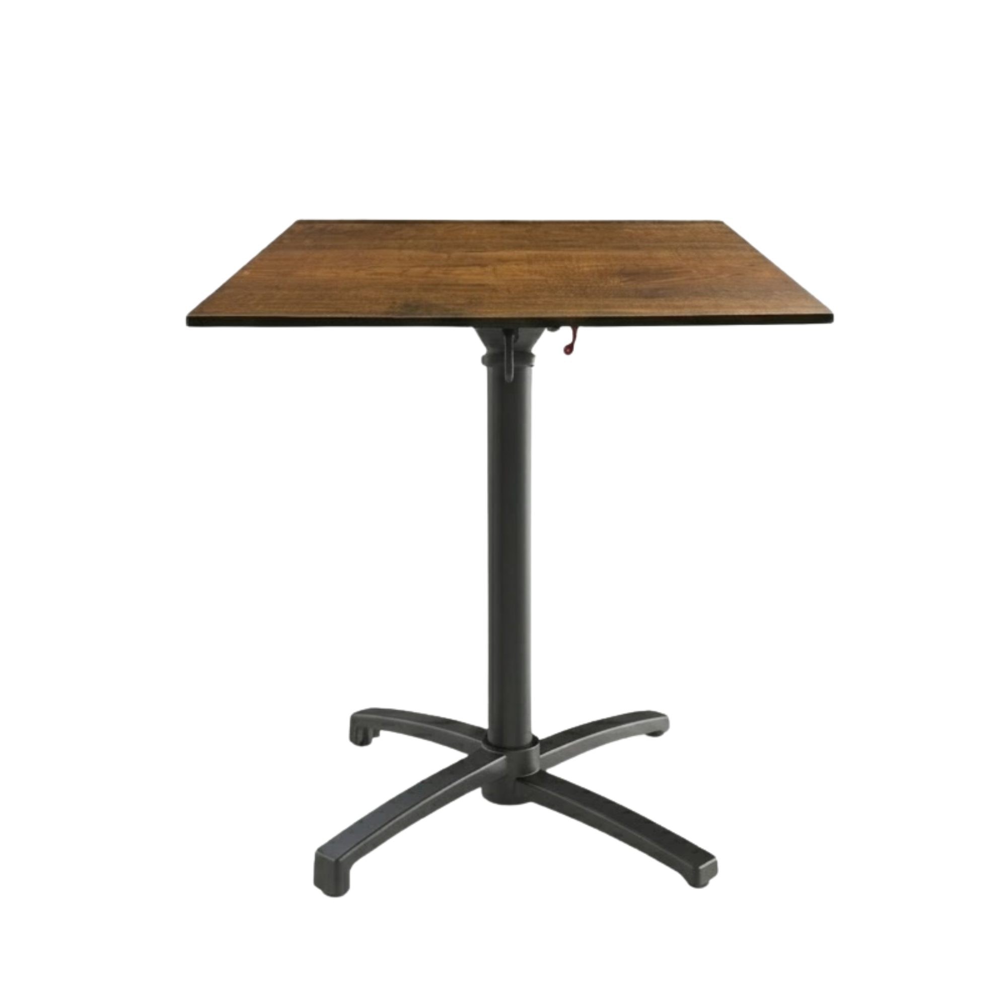 Table Pliable 59x59 cm plateau Compact modèle TABLE JURA COMPACT pied T-One