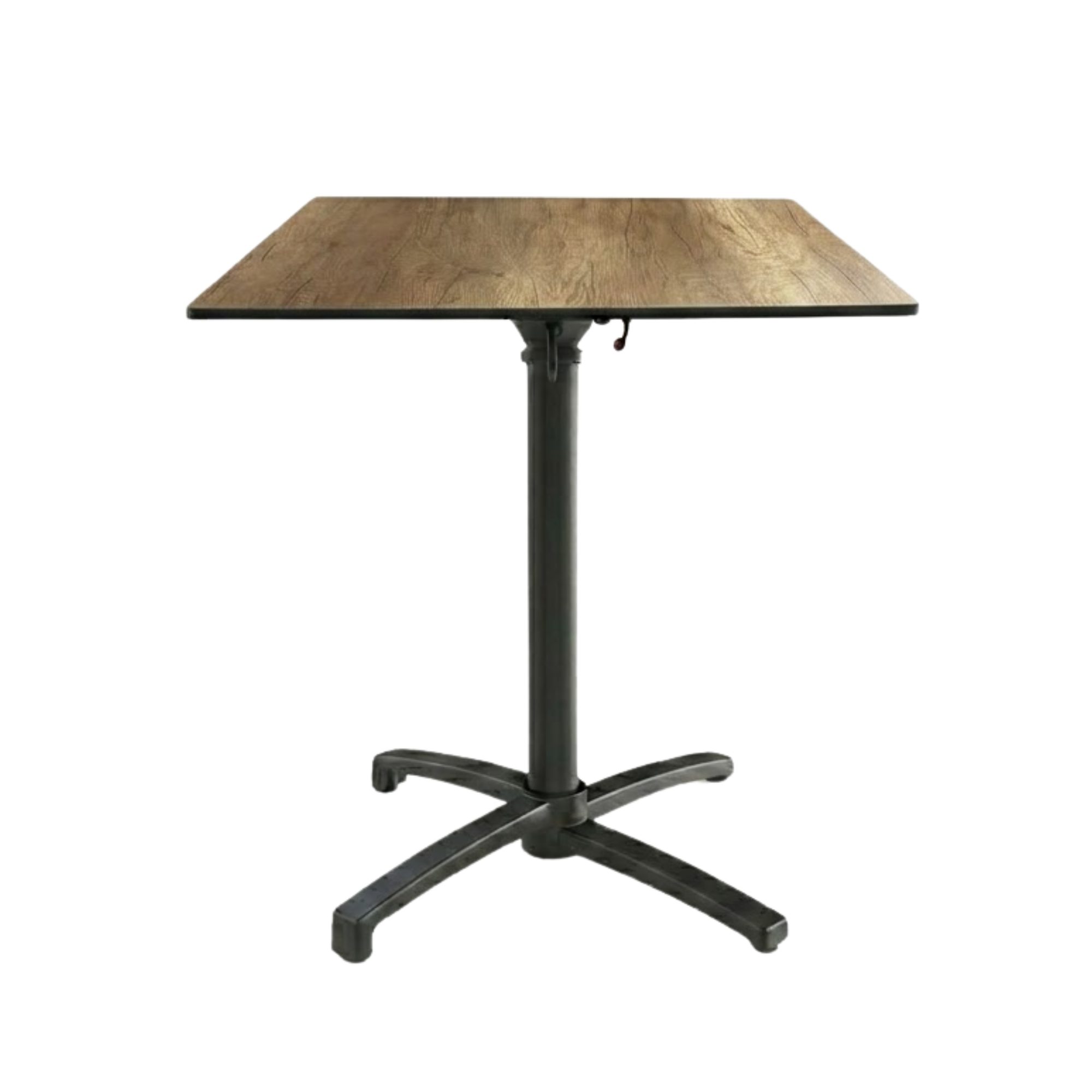 Table Pliable 59x59 cm plateau Compact modèle TABLE VESOUL COMPACT pied T-One