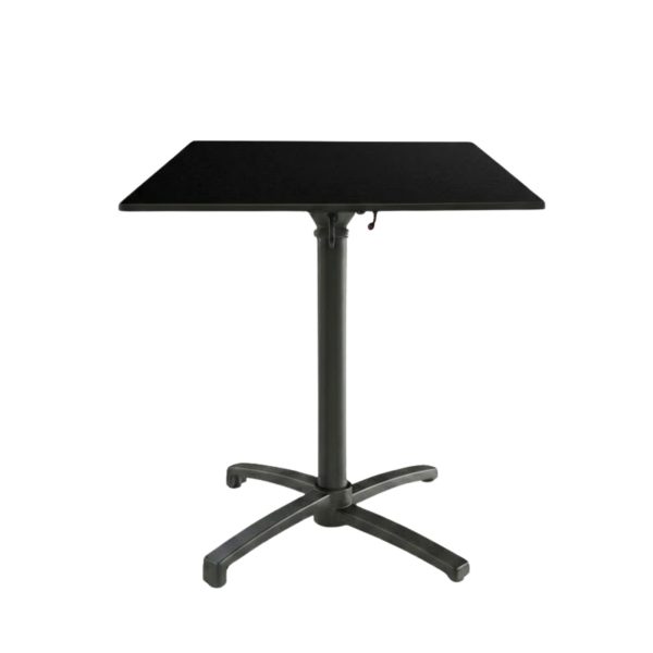 Table Pliable 59x59 cm plateau Compact modèle TABLE SIDERAL COMPACT pied T-One