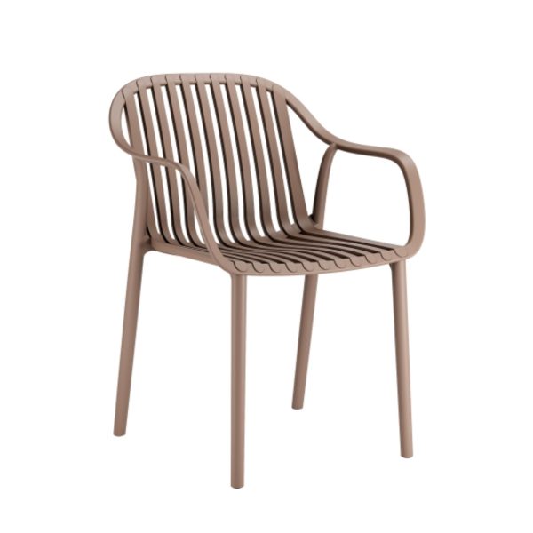 Fauteuil SALOU en polypropylène style minimaliste pour extérieur